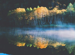 志賀高原の秋　木戸池